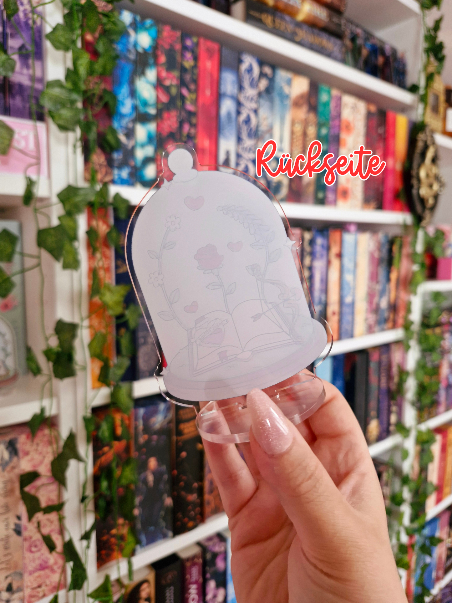 Bookish Acrylaufsteller | Deko fürs Bücherregal | Fantasy | Romance | Horror | Thriller | Smut