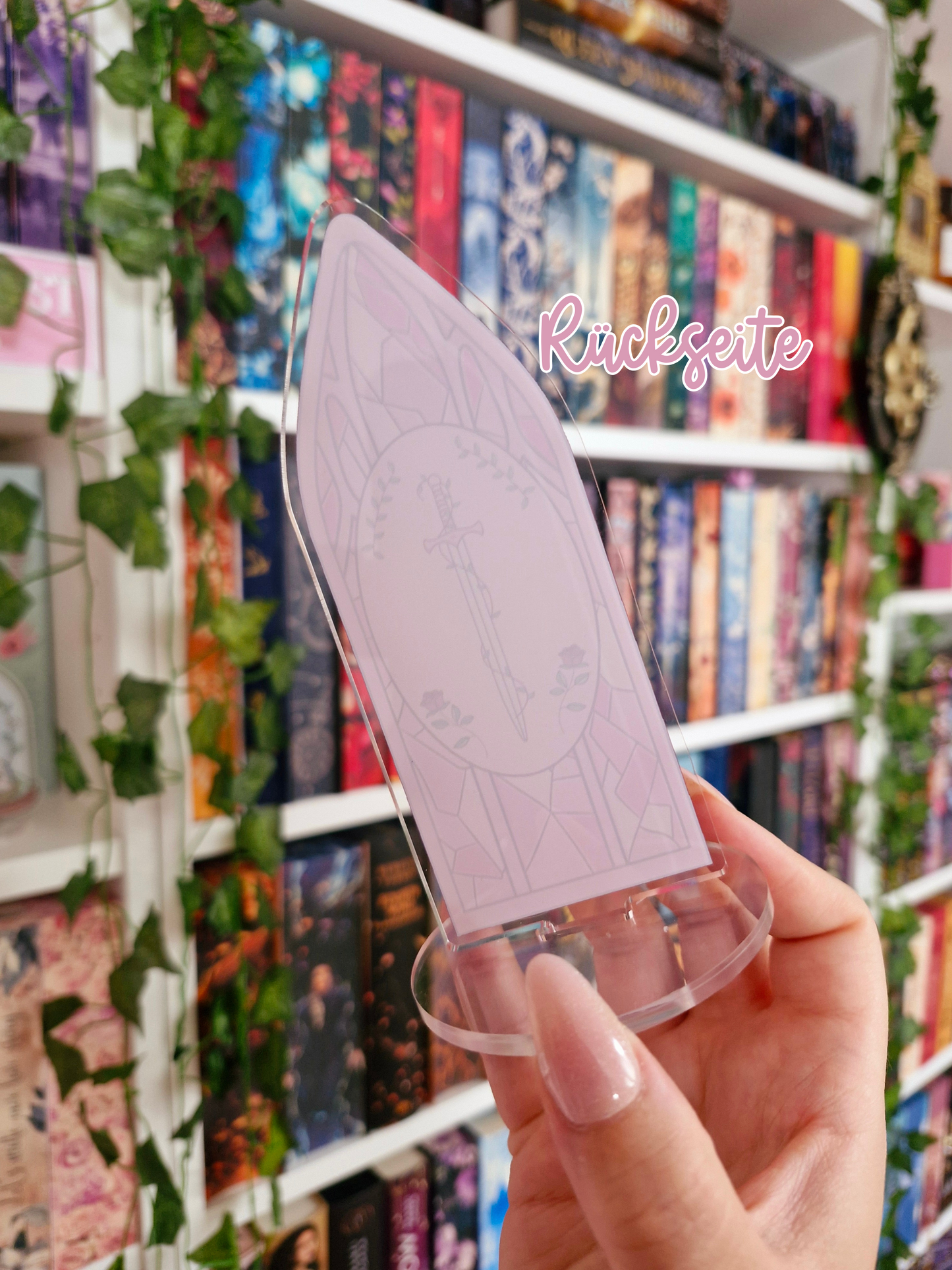 Bookish Acrylaufsteller | Deko fürs Bücherregal | Fantasy | Romance | Horror | Thriller | Smut