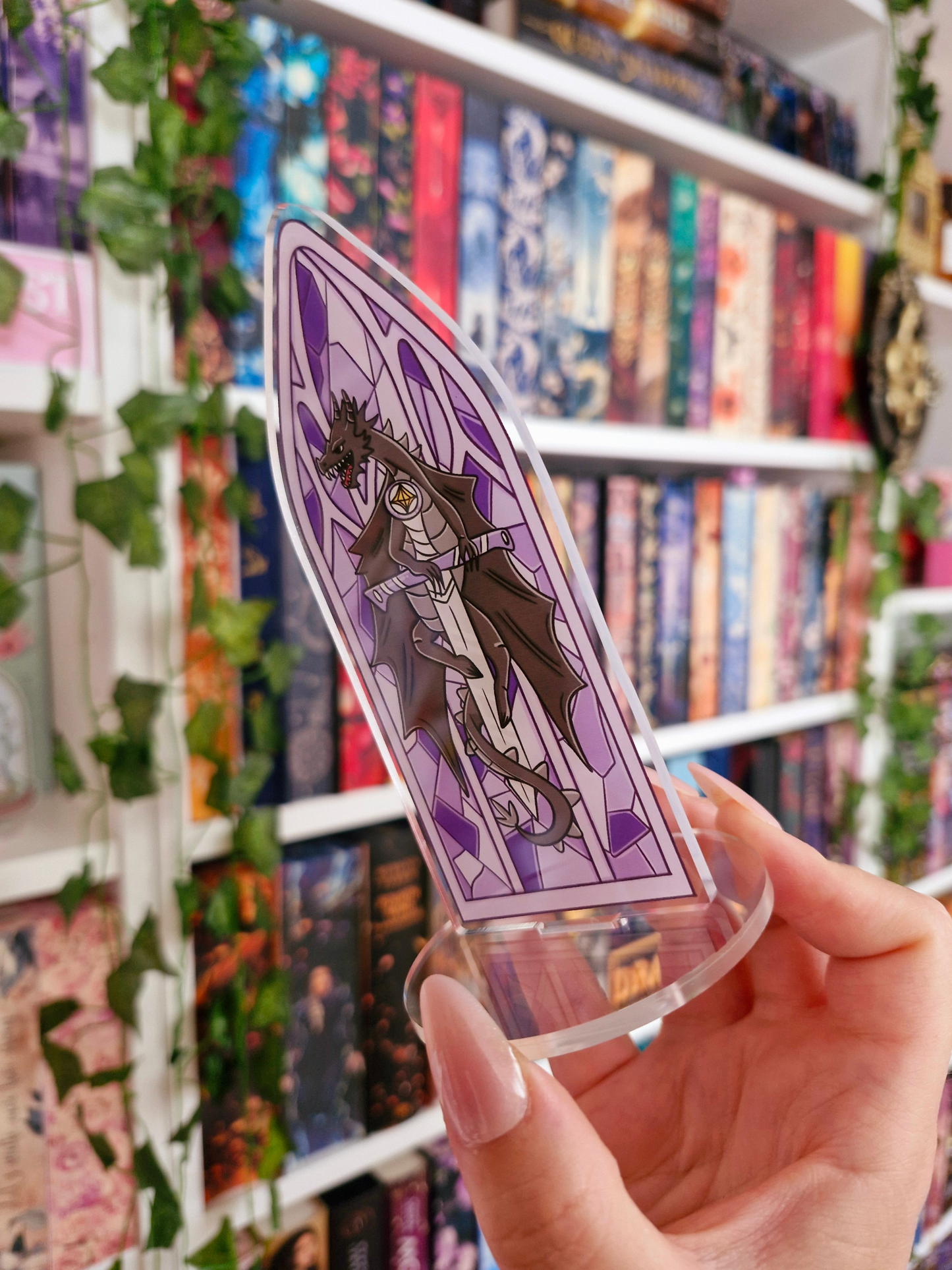 Bookish Acrylaufsteller | Deko fürs Bücherregal | Fantasy | Romance | Horror | Thriller | Smut