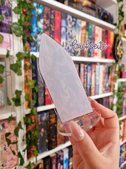 Bookish Acrylaufsteller | Deko fürs Bücherregal | Fantasy | Romance | Horror | Thriller | Smut