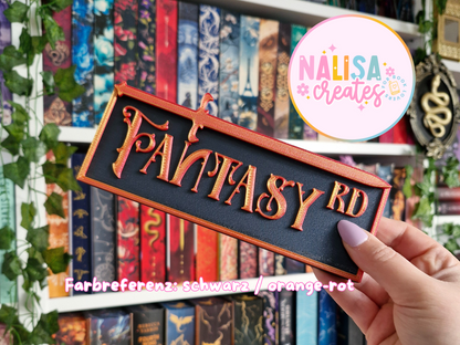 Bookish Street Signs | Deko fürs Bücherregal | 3D-Druck