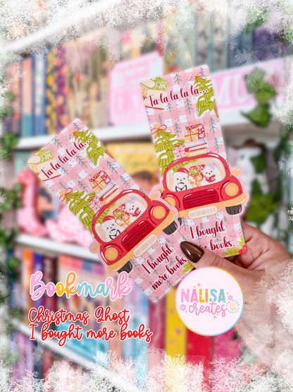Lesezeichen Christmas Ghosts - I bought more books | Lesezeichen Winter & Weihnachten