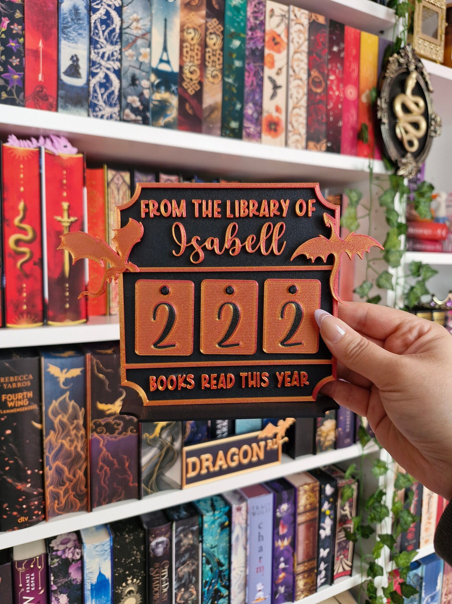 Books Read This Year Aufsteller – Deko fürs Bücherregal | 3D-Druck