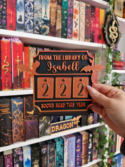 Books Read This Year Aufsteller – Deko fürs Bücherregal | 3D-Druck