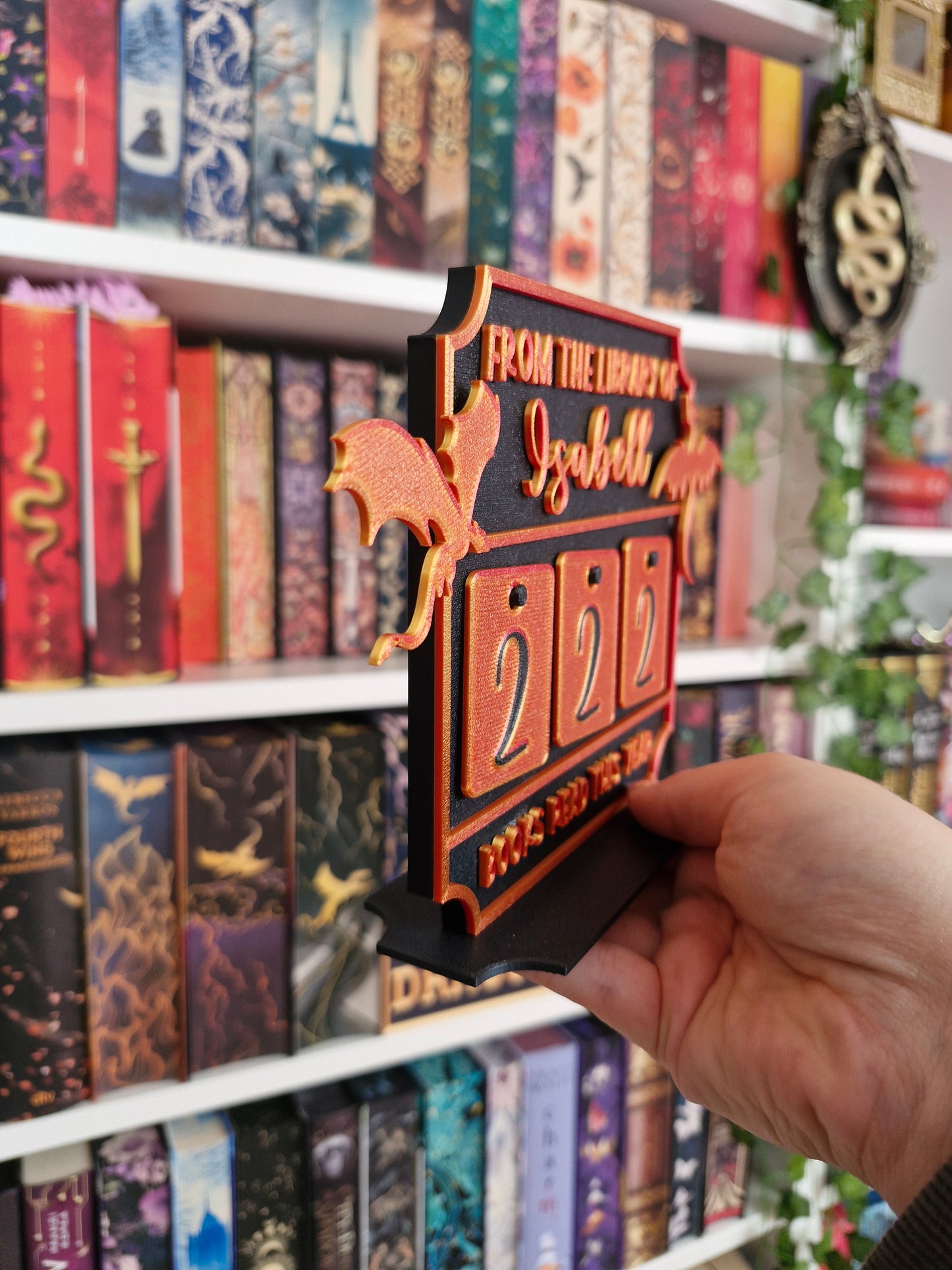 Books Read This Year Aufsteller – Deko fürs Bücherregal | 3D-Druck