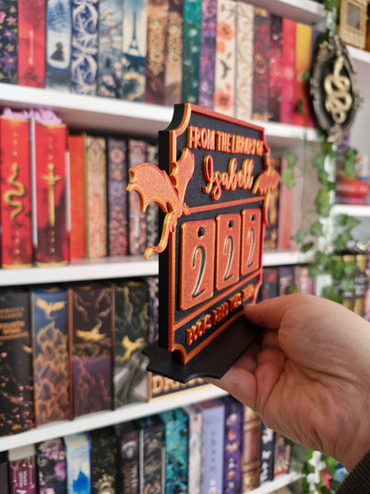 Books Read This Year Aufsteller – Deko fürs Bücherregal | 3D-Druck