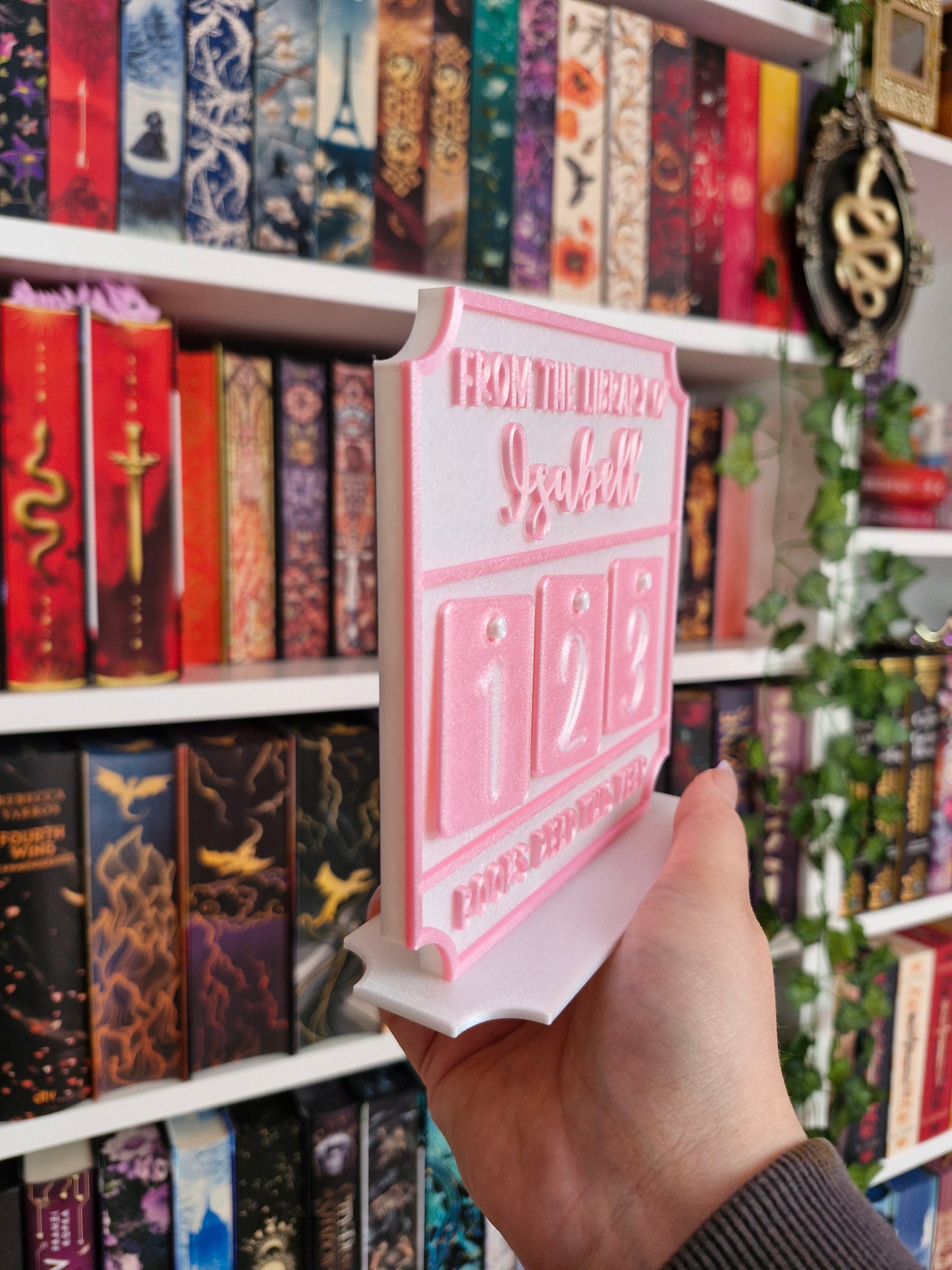 Books Read This Year Aufsteller – Deko fürs Bücherregal | 3D-Druck