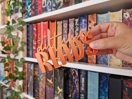 Autumn Reads Schriftzug | Deko fürs Bücherregal | 3D-Druck