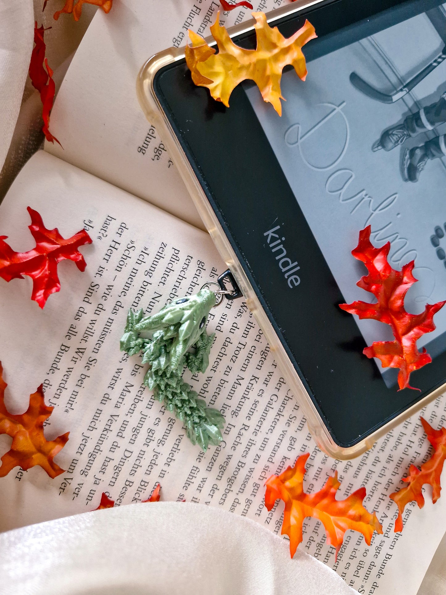 Charm-Anhänger für Ebook-Reader | 3D Druck Drache | Kindle Accessoire