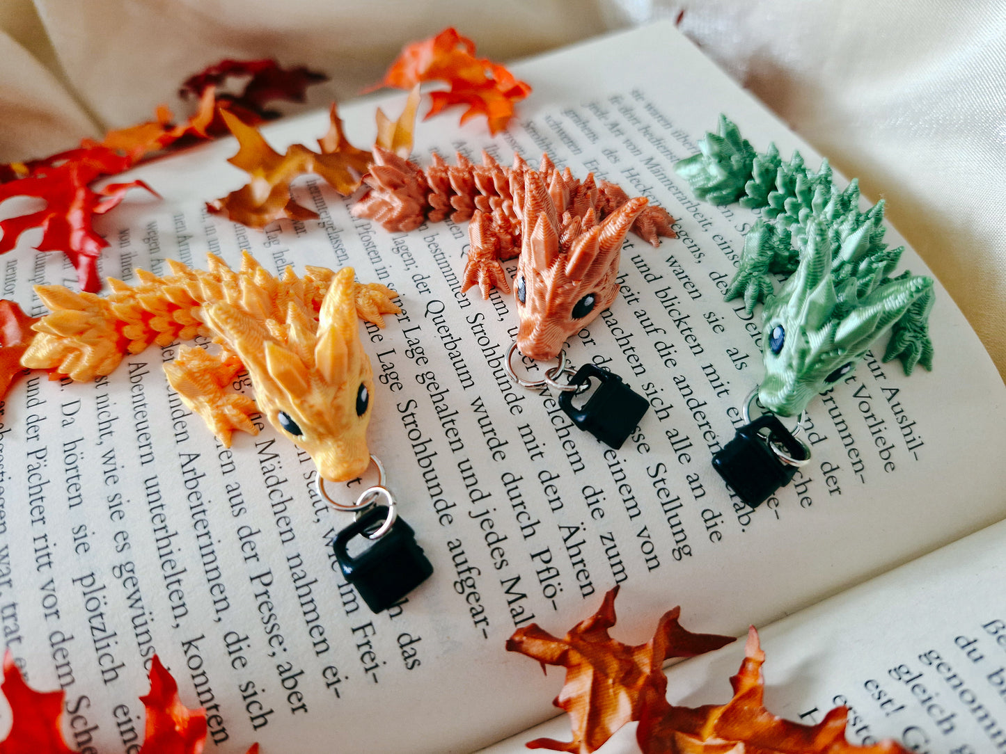 Charm-Anhänger für Ebook-Reader | 3D Druck Drache | Kindle Accessoire