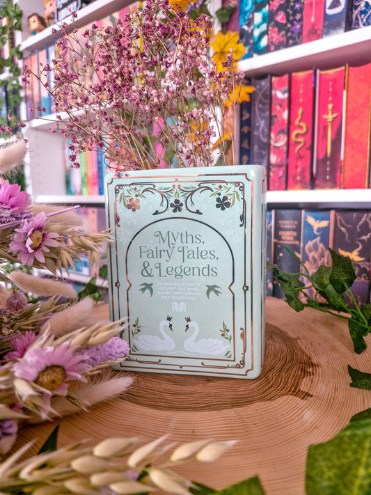 Vase | Buchvase | Green Book Shaped Vase