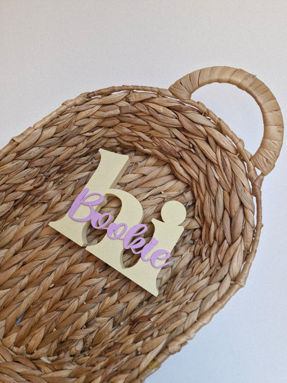 Hi Bookie – Schriftzug | Deko fürs Bücherregal | 3D-Druck