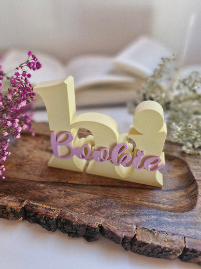 Hi Bookie – Schriftzug | Deko fürs Bücherregal | 3D-Druck