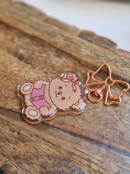 Beary Bookish Schlüsselanhänger