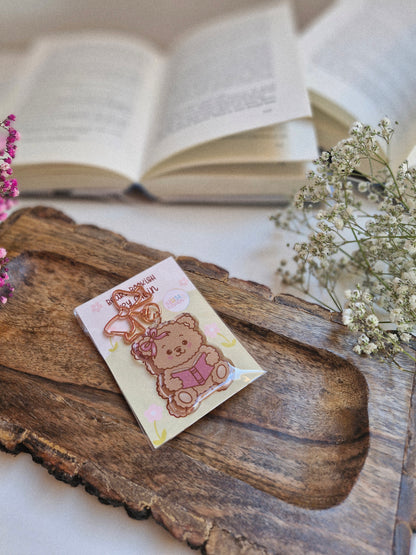 Beary Bookish Schlüsselanhänger