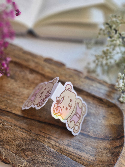 Beary Bookish magnetisches Lesezeichen