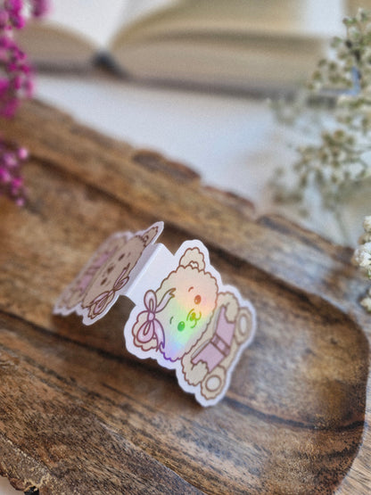 Beary Bookish magnetisches Lesezeichen