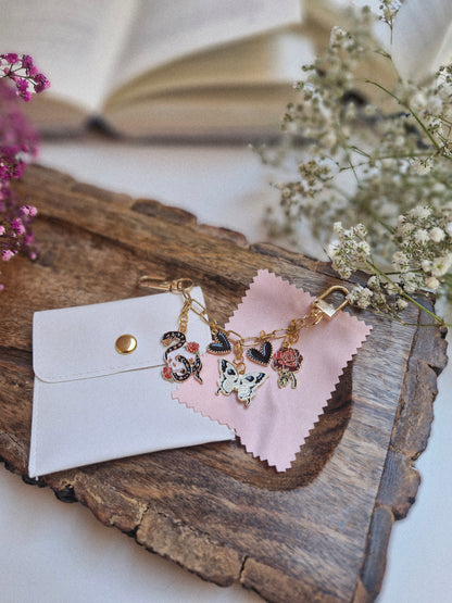 Dark Romance Charmkette für E-Reader, Tasche oder Schlüssel