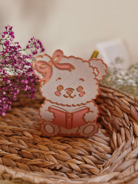 Lesezeichen- und Stiftehalter | Deko fürs Bücherregal | 3D-Druck | Aufbewahrung Lesezeichen oder Stifte