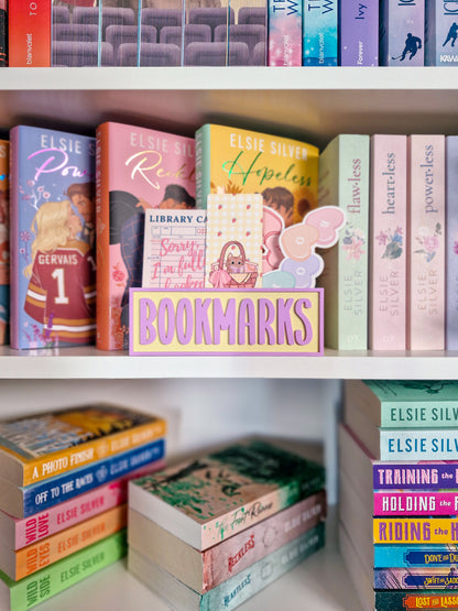 Bookmark Holder | Deko fürs Bücherregal | Halterung Lesezeichen | 3D-Druck | Aufbewahrung Lesezeichen