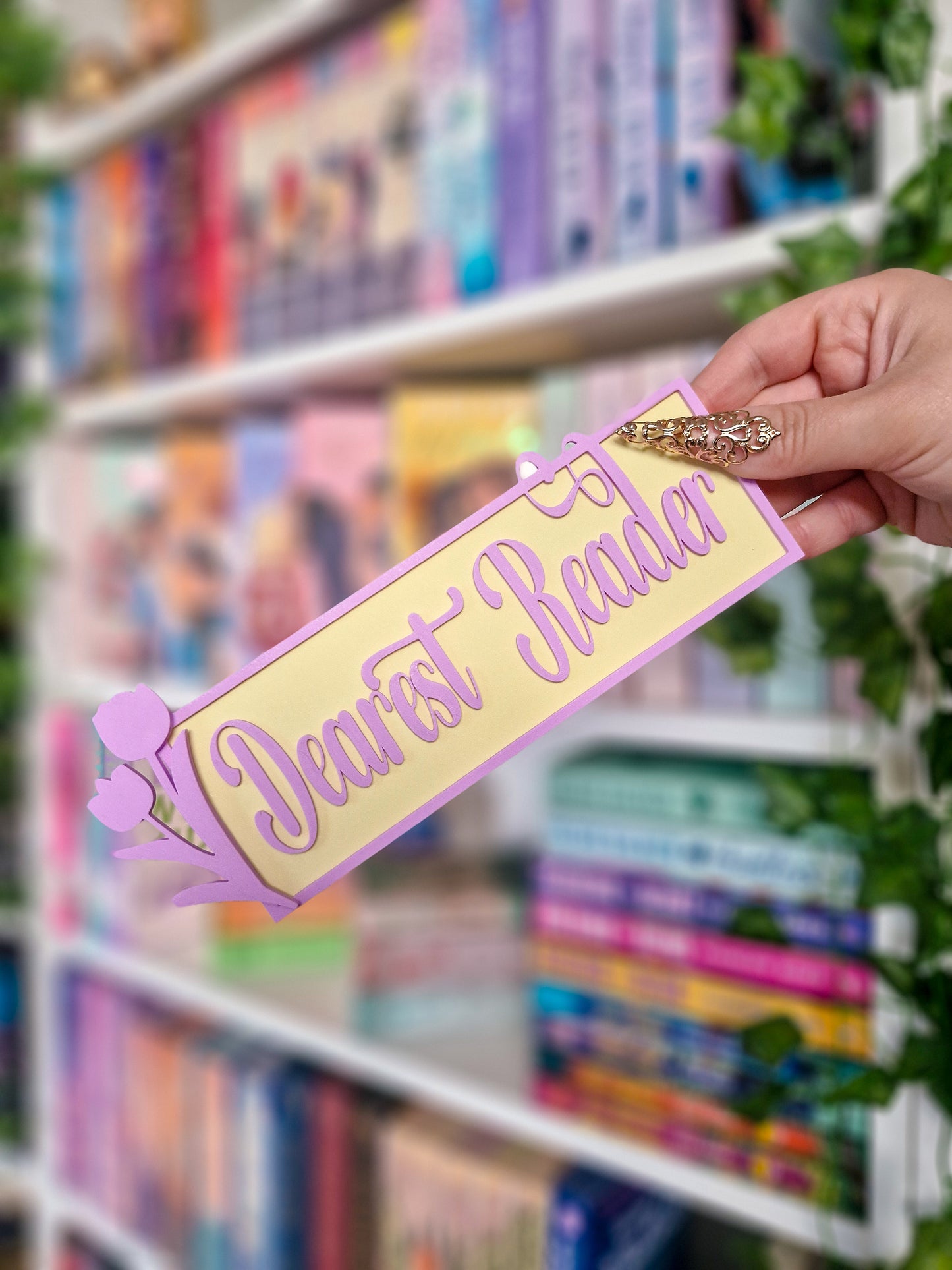 Dearest Reader | Deko fürs Bücherregal | 3D-Druck
