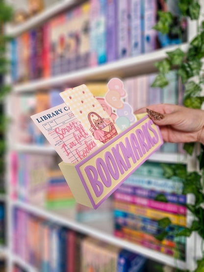 Bookmark Holder | Deko fürs Bücherregal | Halterung Lesezeichen | 3D-Druck | Aufbewahrung Lesezeichen