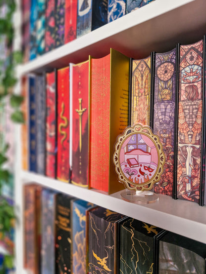 Acrylaufsteller | Dekoration für Bücherregal und Leseecken | Spicy Reads | Smut