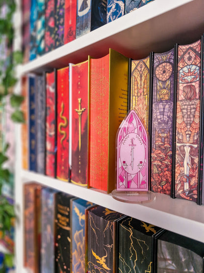 Acrylaufsteller | Dekoration für Bücherregal und Leseecken | Fantasy | Romantasy