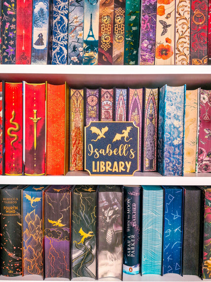 Library Sign – Deko fürs Bücherregal | 3D-Druck