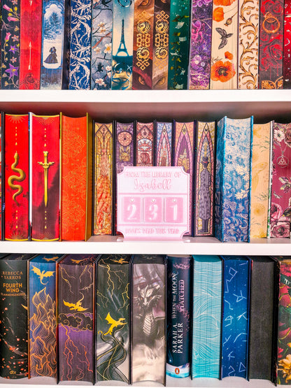 Books Read This Year Aufsteller – Deko fürs Bücherregal | 3D-Druck