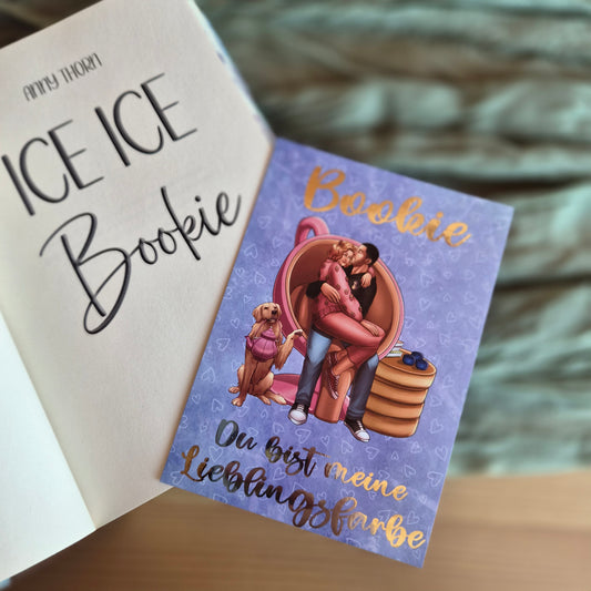 Print mit Zitat aus Ice Ice Bookie von Anny Thorn