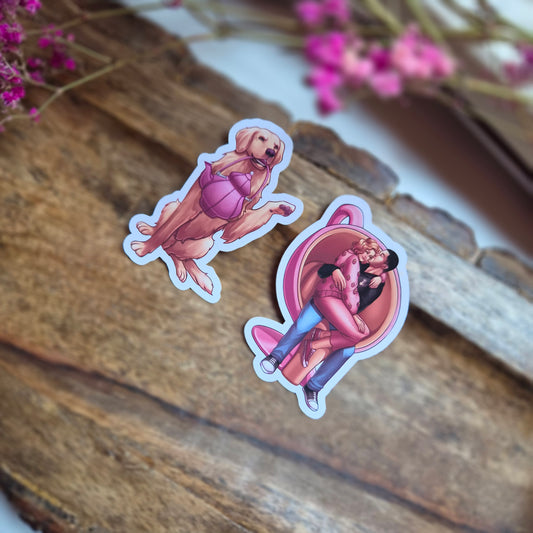 Sticker - Set | Beaver, Kira & Gavin aus Ice Ice Bookie von Anny Thorn