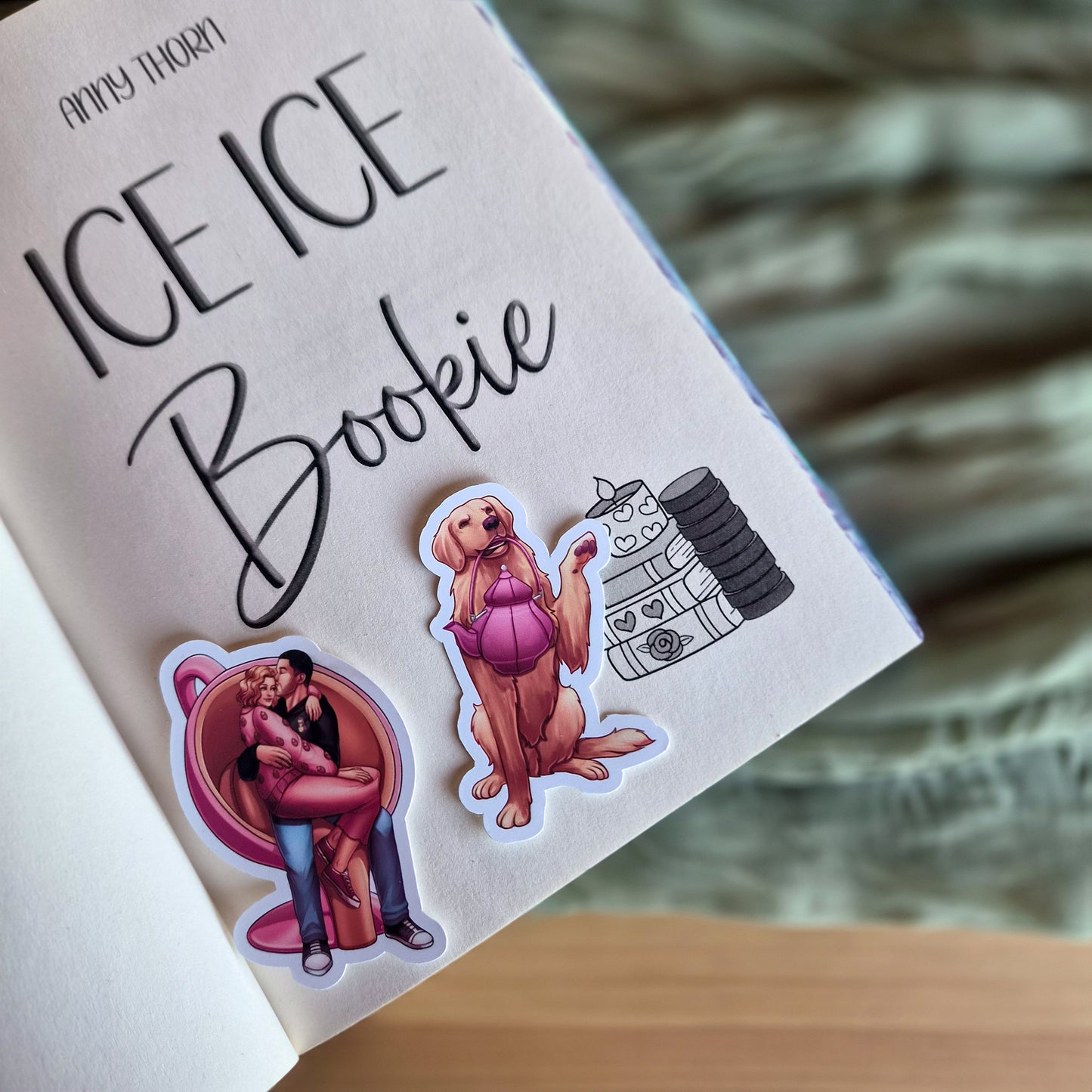 Sticker - Set | Beaver, Kira & Gavin aus Ice Ice Bookie von Anny Thorn