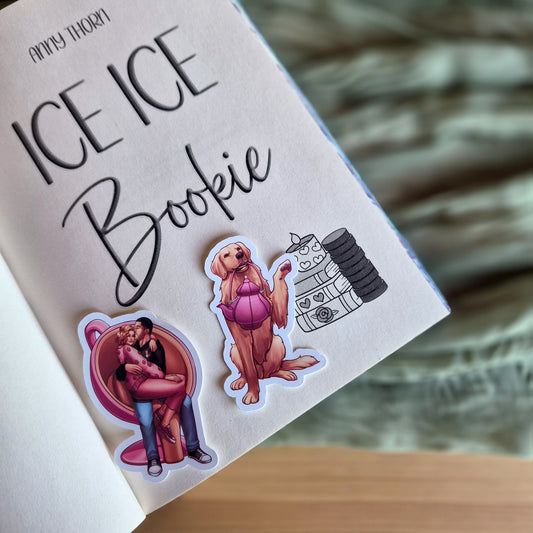 Sticker - Set | Beaver, Kira & Gavin aus Ice Ice Bookie von Anny Thorn