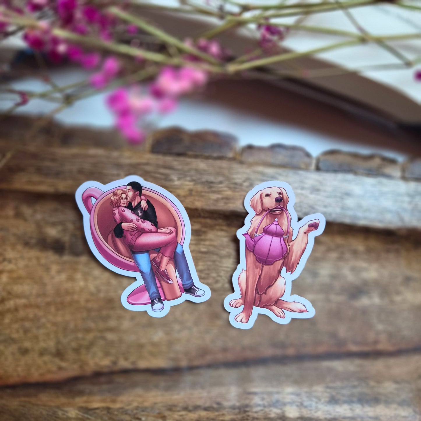 Sticker - Set | Beaver, Kira & Gavin aus Ice Ice Bookie von Anny Thorn