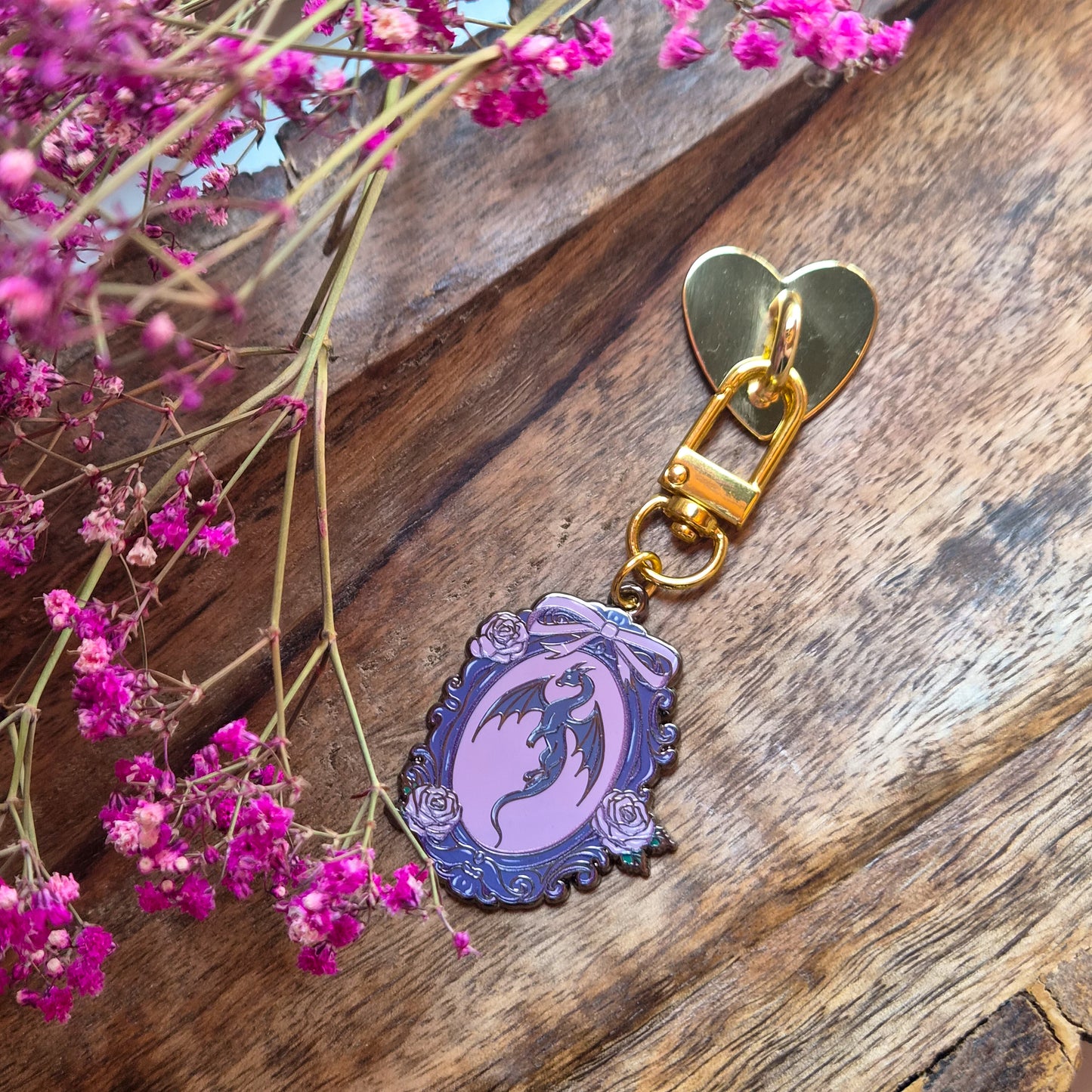 Clip Charm mit Herz-Befestigung | E-Reader Zubehör