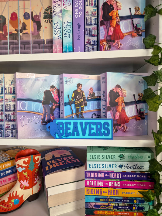 Anny Thorn - Beavers | Ice Hockey Romance | Deko fürs Bücherregal | 3D-Druck