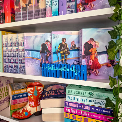 Books written by Anny Thorn – Schriftzug | Ice Hockey Romance | Deko fürs Bücherregal | 3D-Druck