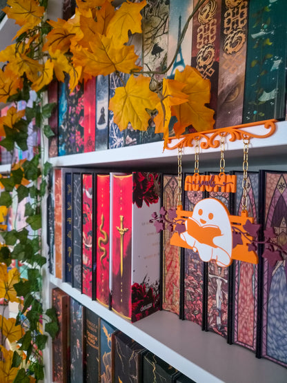 Autumn Reads - Shelf Buddy | Hängende Dekoration fürs Bücherregal | 3D-Druck