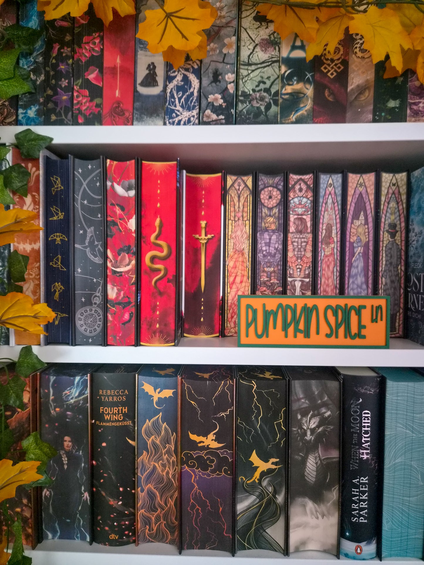 Pumpkin Spice Lane | Dekoration fürs Bücherregal | 3D-Druck