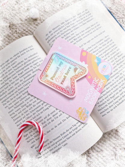 Magnetisches Lesezeichen - Christmas Read | Lesezeichen Winter & Weihnachten