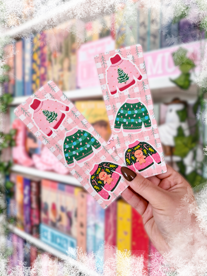 Lesezeichen Ugly Christmas Sweater | Lesezeichen Winter & Weihnachten