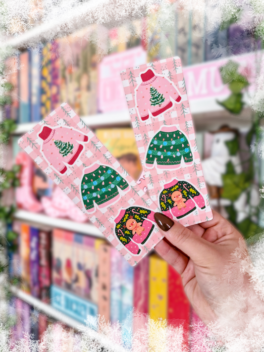 Lesezeichen Ugly Christmas Sweater | Lesezeichen Winter & Weihnachten