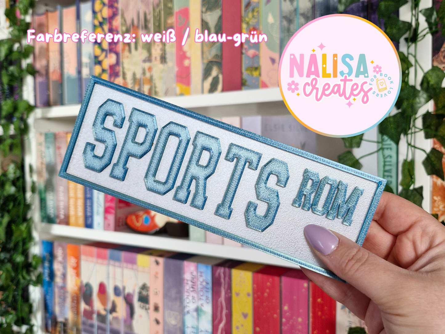 Bookish Street Signs | Deko fürs Bücherregal | 3D-Druck