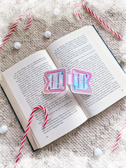 Magnetisches Lesezeichen - Christmas Read | Lesezeichen Winter & Weihnachten