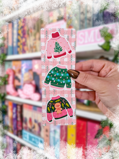 Lesezeichen Ugly Christmas Sweater | Lesezeichen Winter & Weihnachten