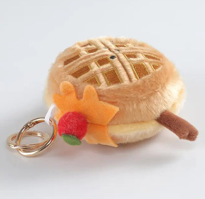 Bag Charm - Plüsch - Waffel - Taschenanhänger