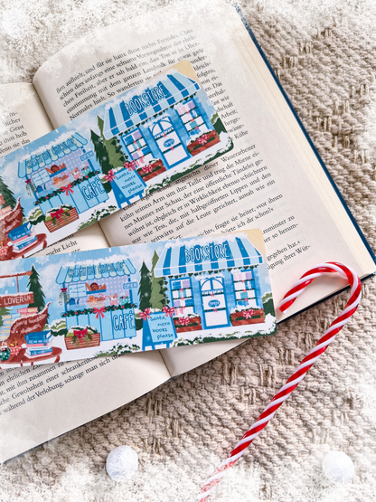 Lesezeichen Book Lover Lane Winter | Lesezeichen Winter & Weihnachten