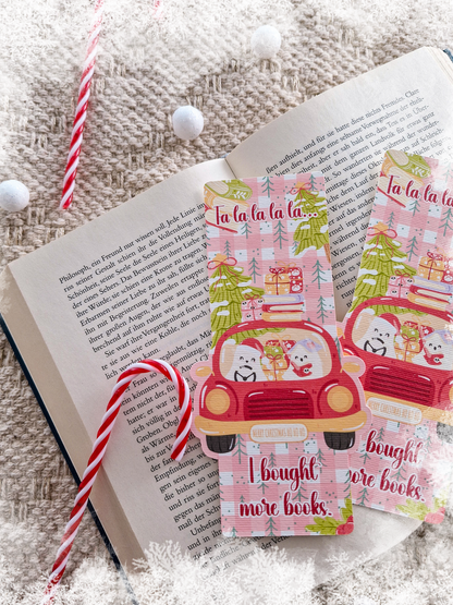 Lesezeichen Christmas Ghosts - I bought more books | Lesezeichen Winter & Weihnachten