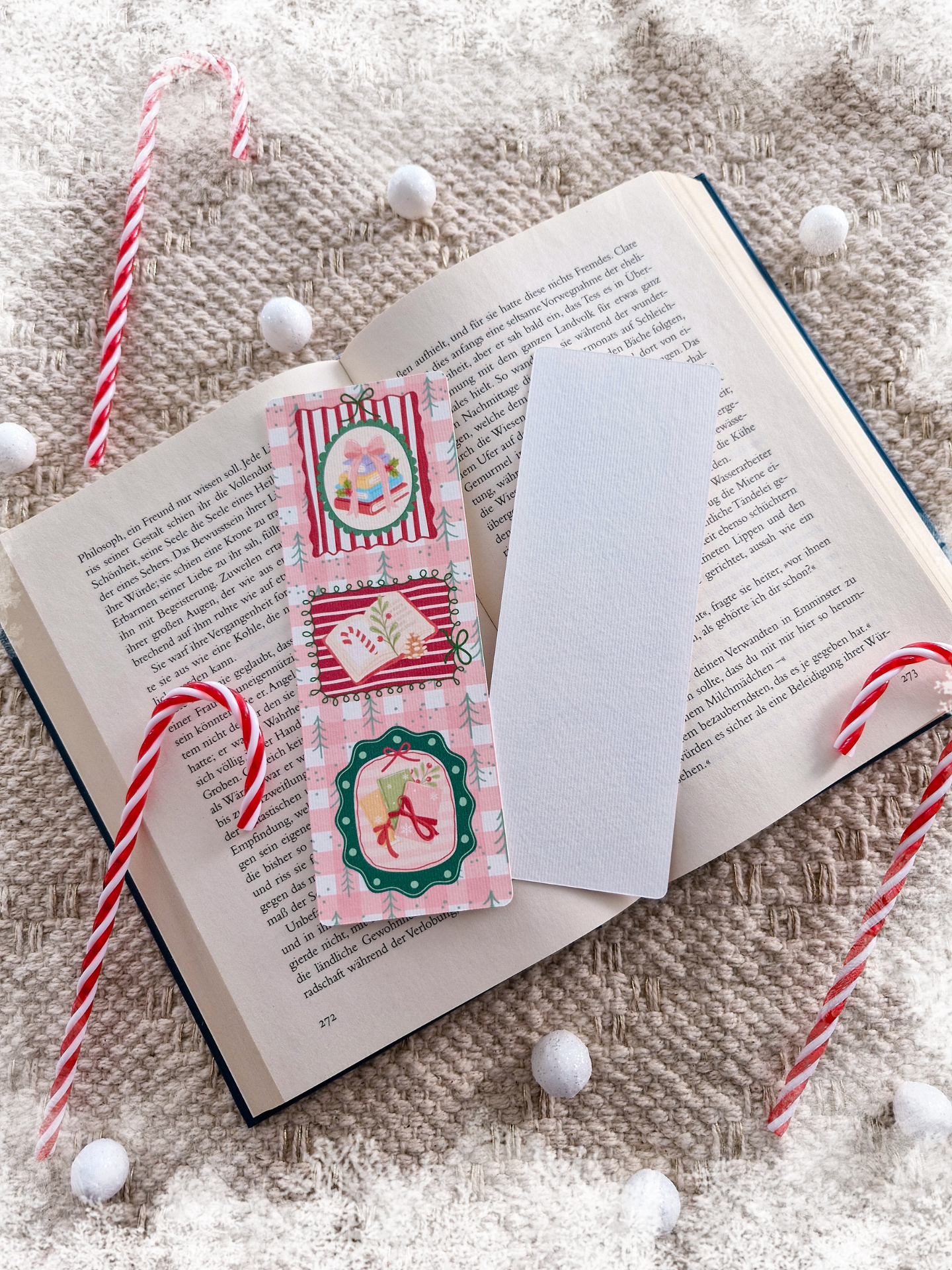 Lesezeichen Christmas Books | Lesezeichen Winter & Weihnachten